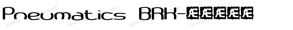 Pneumatics BRK字体转换